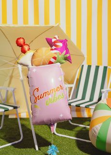 Foliowy BALON KOKTAJL dekoracja na garden party