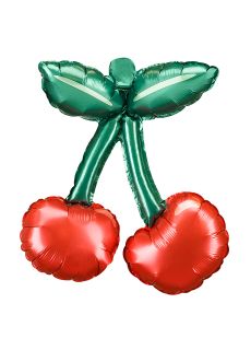 Foliowy balon na powietrze WISIENKI balony do girland 28x31 cm