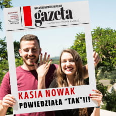 Foto ramka POWIEDZIAA TAK! gadet na sesj narzeczesk