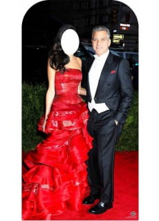 Fotocianka GEORGE CLOONEY z otworem na twarz