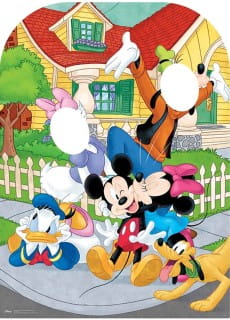 Fotocianka MICKEY MOUSE z otworami na gow