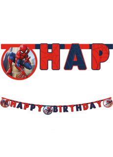 Girlanda Spiderman HAPPY BIRTHDAY