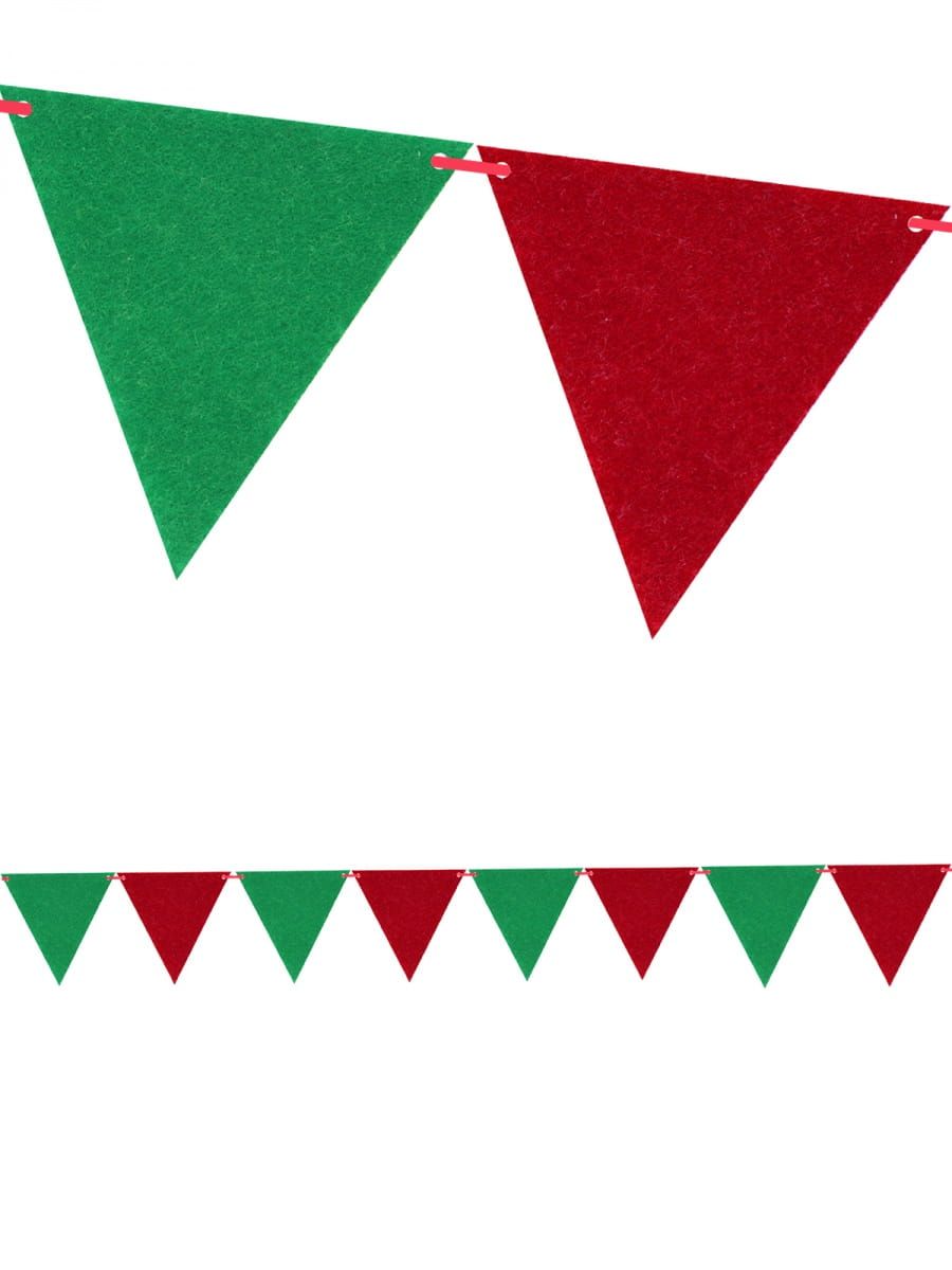 Girlanda flagi czerwono-zielona 