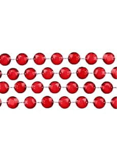 Girlanda krysztaowa - czerwona 1m