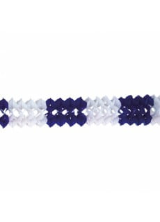 Girlanda ACUCH biao- granatowa 4m