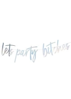 Girlanda LETS PARTY holograficzna