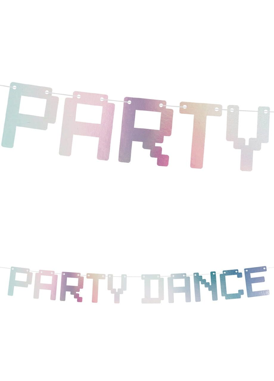 Girlanda PARTY DANCE dekoracja holograficzna 1.3m