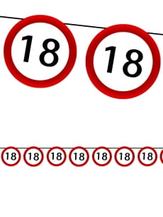 Girlanda urodzinowa na 18 urodziny ZNAK