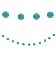 Girlanda z rozetami CARIBBEAN TEAL