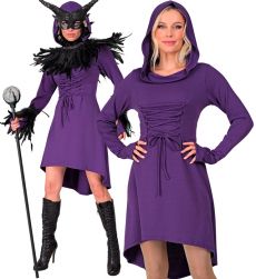 Suknia z kapturem GOTYCKA DAMA - L suknia gotycka str�j na halloween przebranie gotyckie str�j damski