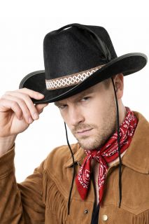 Kapelusz kowbojski czarny