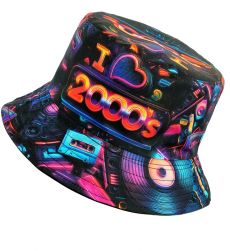 Kapelusz typu BUCKET I love 2000