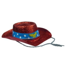 Kapelusz brokatowy WONDERWOMAN