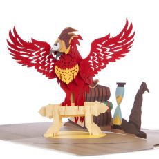 Kartka pop up Harry Potter - Fawkes