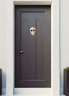 Halloweenowa ko�atka do drzwi CZASZKA