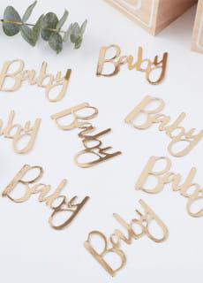 Konfetti dekoracja na baby shower OH BABY! zote