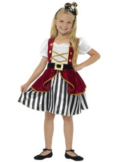 Kostium PIRATKI dla dziewczynki 4-6 lat strj piratki dla dziewczynki piratka przebranie