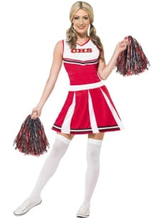 Strj CHEERLEADERKI biao - czerwony - XS