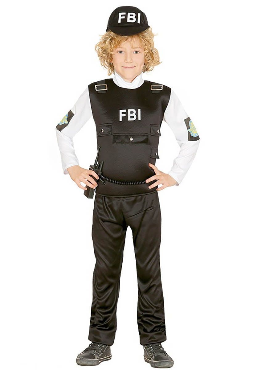 Strój POLICJANTA FBI dla chłopca