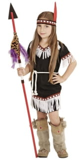 Strj ZADZIORNEJ INDIANKI dla dziewczynki 3 lata