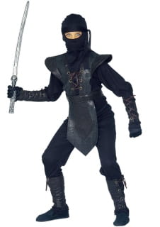 Strj NINJA dla dzieci MISTRZ NINJA 8-10 lat