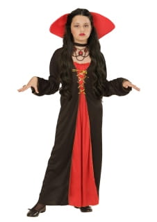 Strj wampirzycy dla dziewczynki HALLOWEEN 8-10 lat