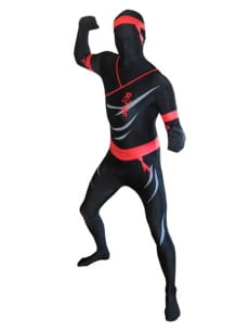 Strj MORPHSUIT NINJA mieszne kostiumy dla dorosych - L