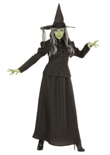 Strj CZAROWNICA NA HALLOWEEN z kapeluszem - XL