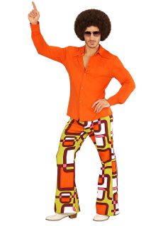 Koszula disco GROOVY DANCER pomara�czowa - XXL