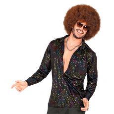 Po�yskuj�ca KOSZULA DISCO lata 70 L/XL m�ska