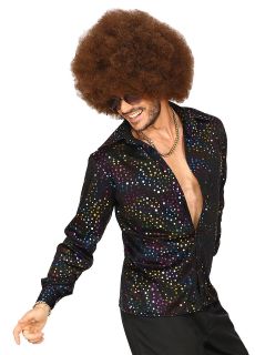 Po�yskuj�ca KOSZULA DISCO lata 70 - S/M m�ska