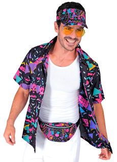Koszula wzorzysta LATA 90 rozmiar XXL koszula lata 90 koszula retro kolorowa koszula
