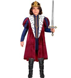 Karnawa�owy str�j KR�LA dla ch�opca 128cm