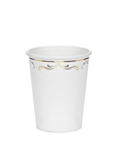 Eleganckie kubeczki ekologiczne Z ORNAMENTEM 220 ml (6szt.)