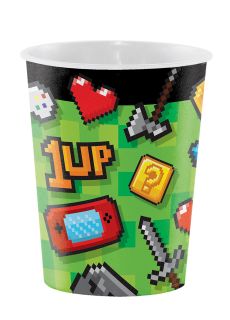 Kubek plastikowy wielorazowy GAME ON 473ml