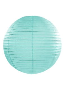 Lampion papierowy TIFFANY BLUE (35cm)
