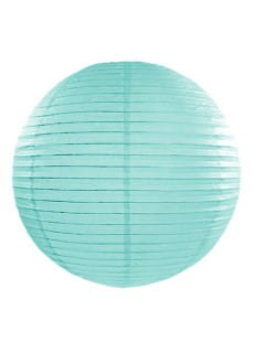 Lampion papierowy TIFFANY BLUE (35cm)