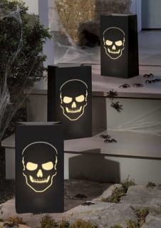 Lampiony na wiec CZACHA ozdoby halloweenowe (6szt.)