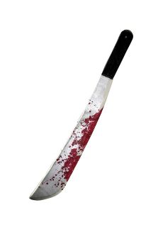 Plastikowa zakrwawiona maczeta Nӯ NA HALLOWEEN n� na Halloween akcesoria Halloween plastikowa maczeta