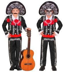Str�j MARIACHI Dia de los Muertos dzieci�cy - 158cm