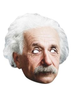 Tekturowa maska ALBERT EINSTEIN