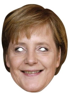 Maska tekturowa ANGELA MERKEL