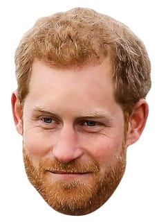 Maska tekturowa PRINCE HARRY