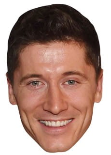 Maska tekturowa ROBERT LEWANDOWSKI