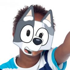 Papierowe maski dzieci�ce BLUEY r�ne postacie 6 szt. maska bluey maski imprezowe maski dla dzieci