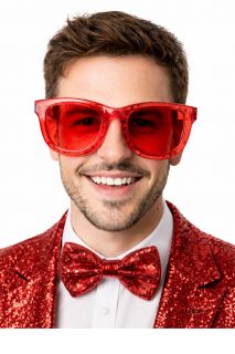 Mega okulary �wiec�ce LED czerwone