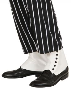 Nak�adki na buty lata 20 DODATEK DO STROJU GANGSTERA przebranie lata 20 dodatek do kostiumu gangstera