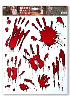 Naklejki na Halloween ZAKRWAWIONE DONIE