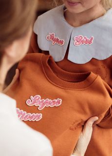 Naprasowanka na ubrania dla mamy i crki SUPER MOM