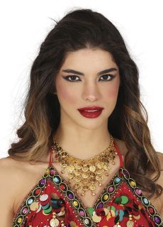 Biuteria w stylu Bollywood NASZYJNIK Z MONETAMI biuteria bollywood ozdoba na szyj dodatek do stroju